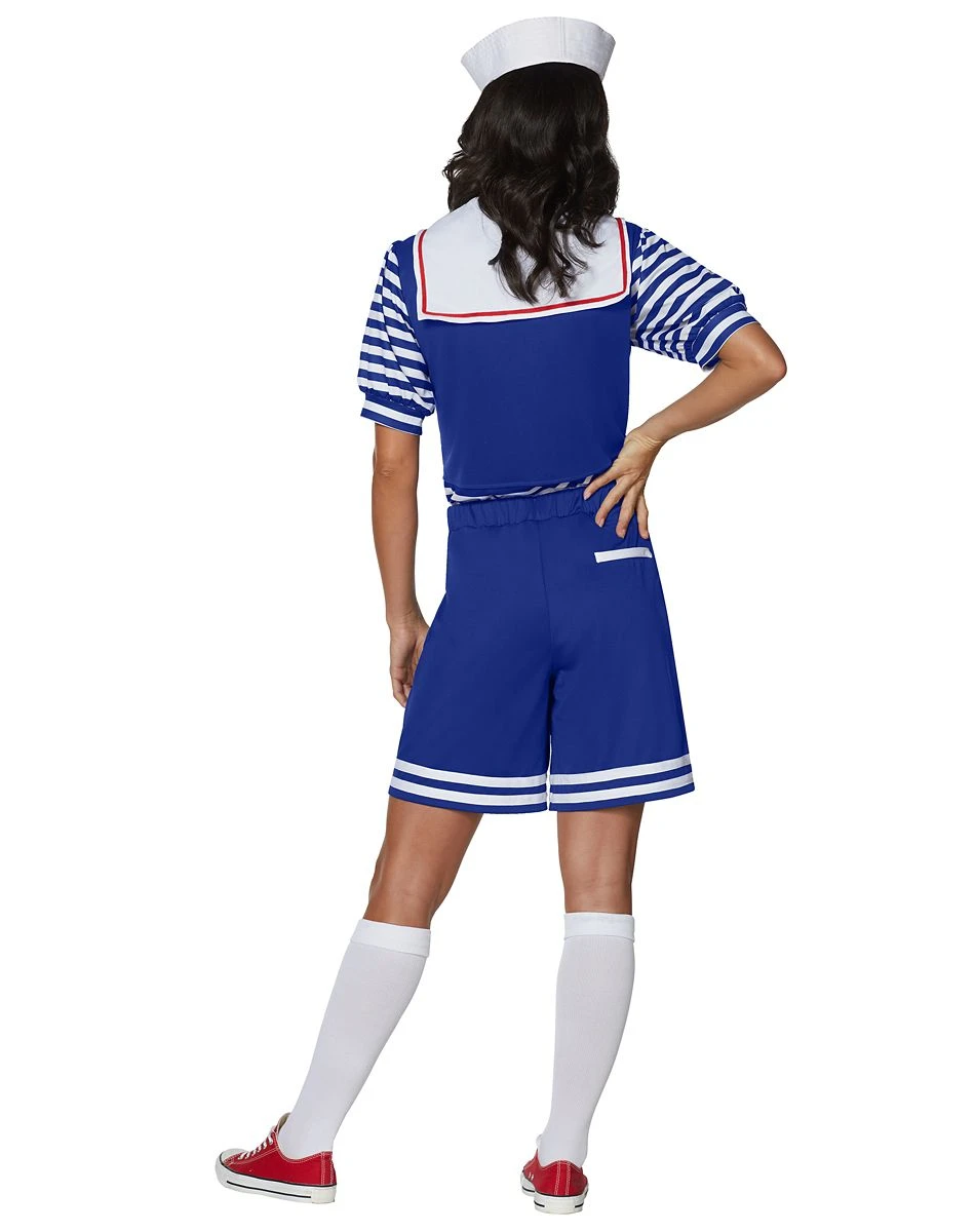 Spirit Halloween Adult Robin Scoops Ahoy Costume - Stranger Things 4 Spirit Halloween Adult Robin Scoops Ahoy Costume - Stranger Things - Image 2