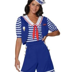 Spirit Halloween Adult Robin Scoops Ahoy Costume - Stranger Things 7 Spirit Halloween Adult Robin Scoops Ahoy Costume - Stranger Things -HALLOWEEN COSTUMES Sales Store 01442565 c