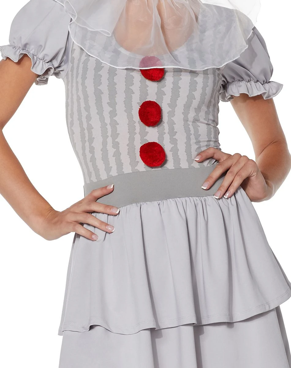 Spirit Halloween Adult Pennywise Dress Costume - It: Chapter Two 6 Spirit Halloween Adult Pennywise Dress Costume - It: Chapter Two - Image 4