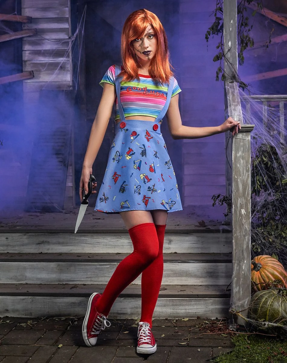 Spirit Halloween Adult Chucky Costume 3 Spirit Halloween Adult Chucky Costume