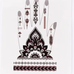 Spirit Halloween Gyspy Hand Temporary Tattoos -HALLOWEEN COSTUMES Sales Store 01443787 d