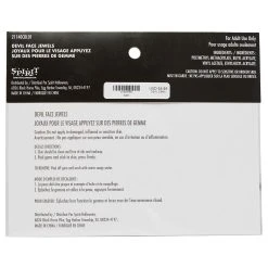 Spirit Halloween Red Devil Jewel Face Decal -HALLOWEEN COSTUMES Sales Store 01443795 c