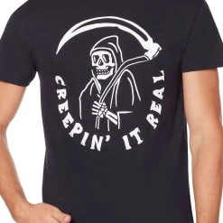 Spirit Halloween Creepin' It Real T Shirt -HALLOWEEN COSTUMES Sales Store 01444033 c
