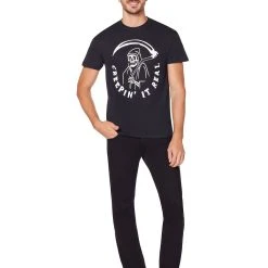 Spirit Halloween Creepin' It Real T Shirt -HALLOWEEN COSTUMES Sales Store 01444033 d