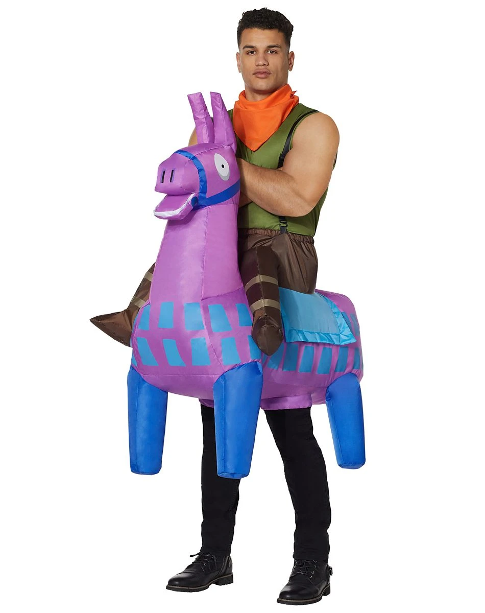 Spirit Halloween Adult Giddy Up Inflatable Costume - Fortnite 3 Spirit Halloween Adult Giddy Up Inflatable Costume - Fortnite