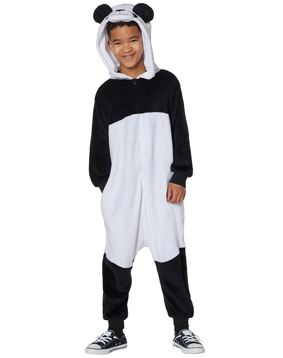 Spirit Halloween Kids Panda One-Piece Costume 3 Spirit Halloween Kids Panda One-Piece Costume