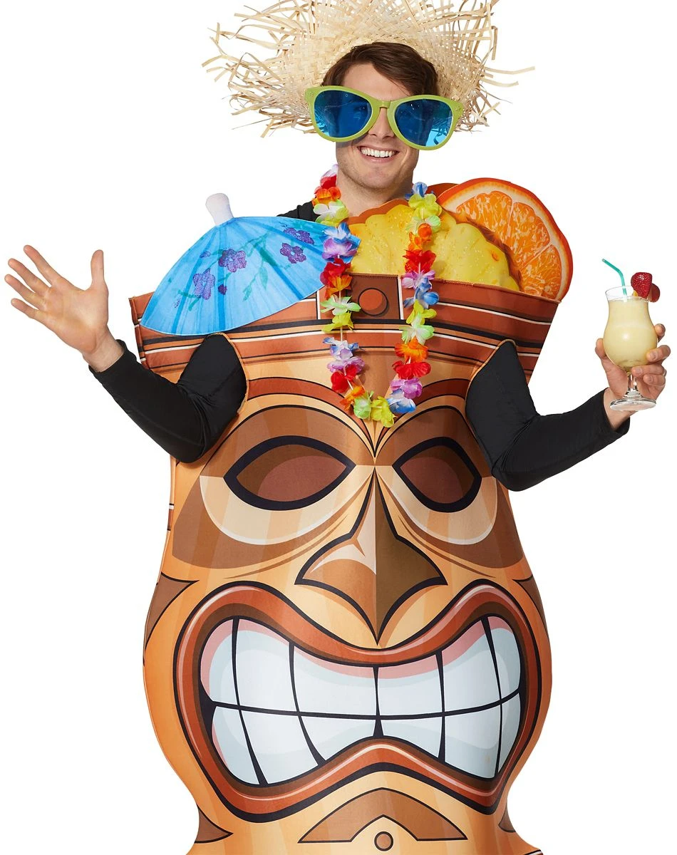 Spirit Halloween Adult Tiki Man Costume 5 Spirit Halloween Adult Tiki Man Costume - Image 3