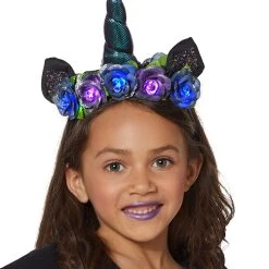 Spirit Halloween Kids Faux Fur Light-Up Unicorn Costume Kit -HALLOWEEN COSTUMES Sales Store 01446905 b