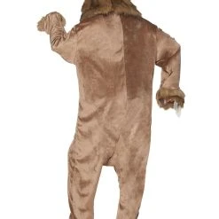 Spirit Halloween Adult Faux Fur Sloth Union Suit -HALLOWEEN COSTUMES Sales Store 01447309 c