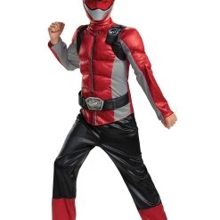 Spirit Halloween Kids Red Beast Morphers Ranger Costume - Power Rangers