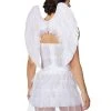 Spirit Halloween White Iridescent Angel Wings -HALLOWEEN COSTUMES Sales Store 01447812 a
