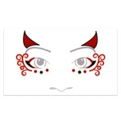 Spirit Halloween Kids Devil Face Decal