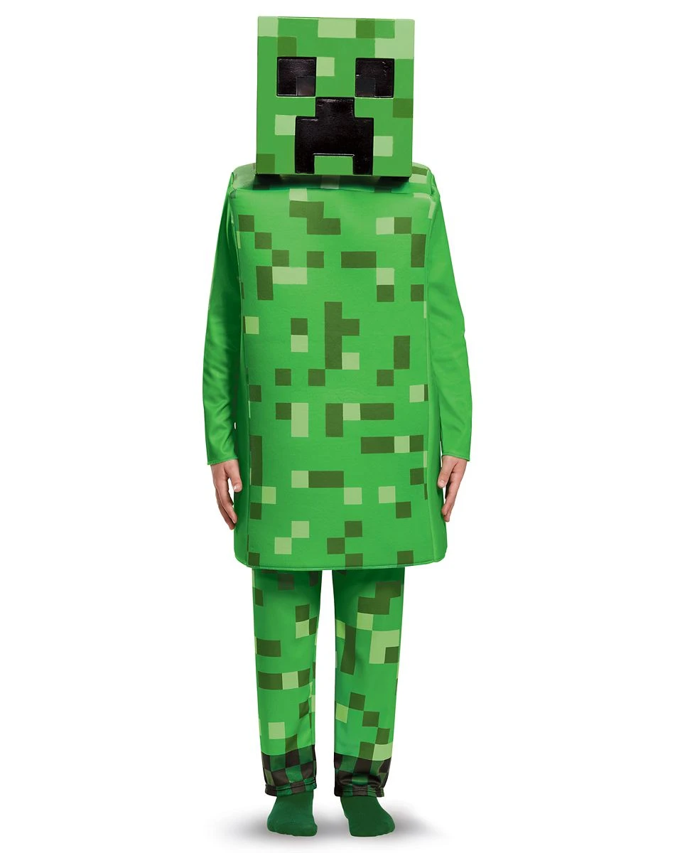 Spirit Halloween Kids Creeper Costume Deluxe - Minecraft 3 Spirit Halloween Kids Creeper Costume Deluxe - Minecraft