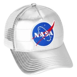 Spirit Halloween Metallic NASA Hat