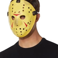 Spirit Halloween Jason Voorhees Half Mask - Friday the 13th -HALLOWEEN COSTUMES Sales Store 01449222 b