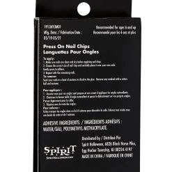 Spirit Halloween Kids Twisted Clown Press On Nails -HALLOWEEN COSTUMES Sales Store 01449719 e