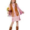 Spirit Halloween Kids Groovy Gal Hippie Costume -HALLOWEEN COSTUMES Sales Store 01451293 a