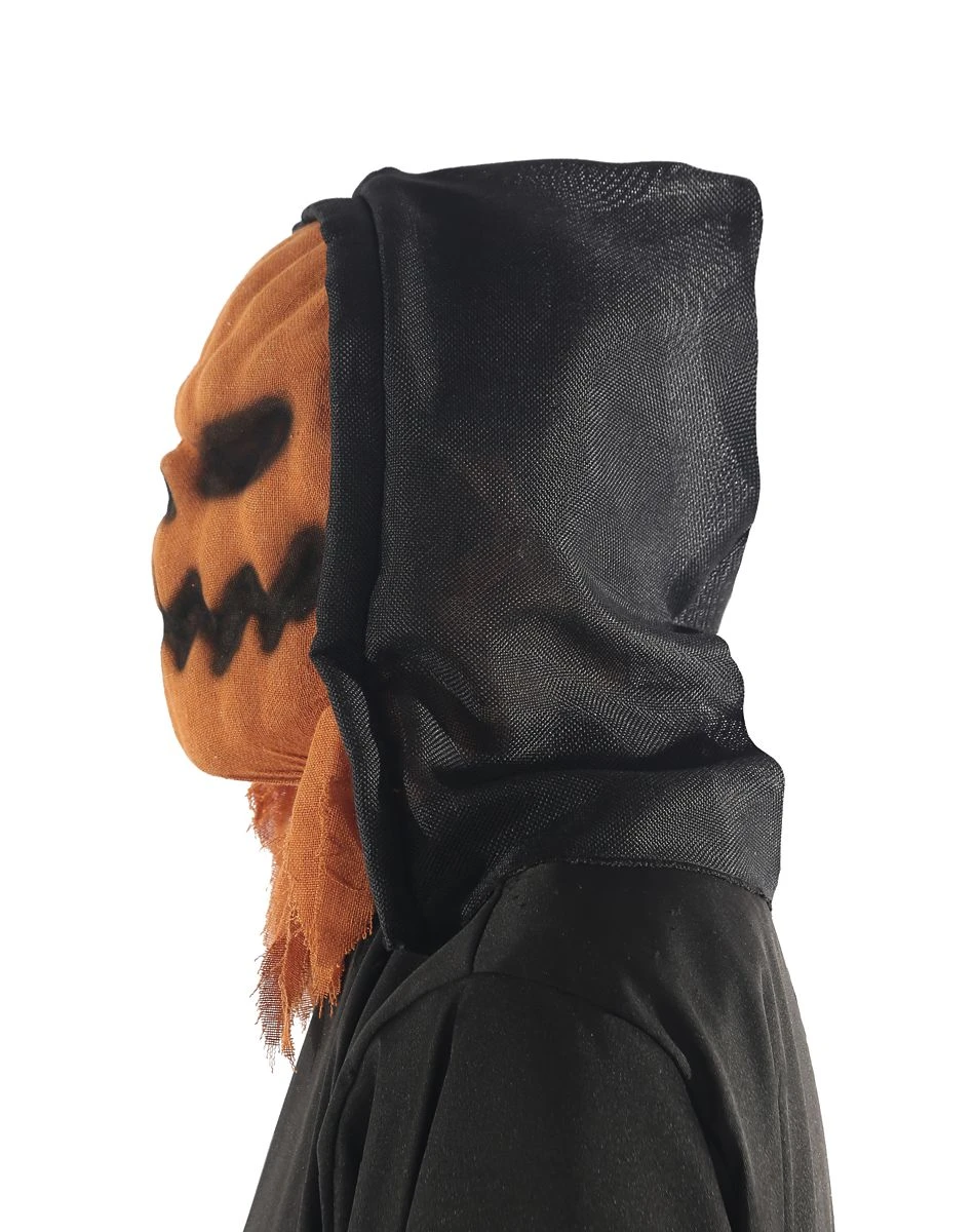 Spirit Halloween Pumpkin Burlap Hood Mask 4 Spirit Halloween Pumpkin Burlap Hood Mask - Image 2