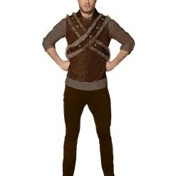 Spirit Halloween Adult Faux Fur Medieval Vest -HALLOWEEN COSTUMES Sales Store 01452101 d