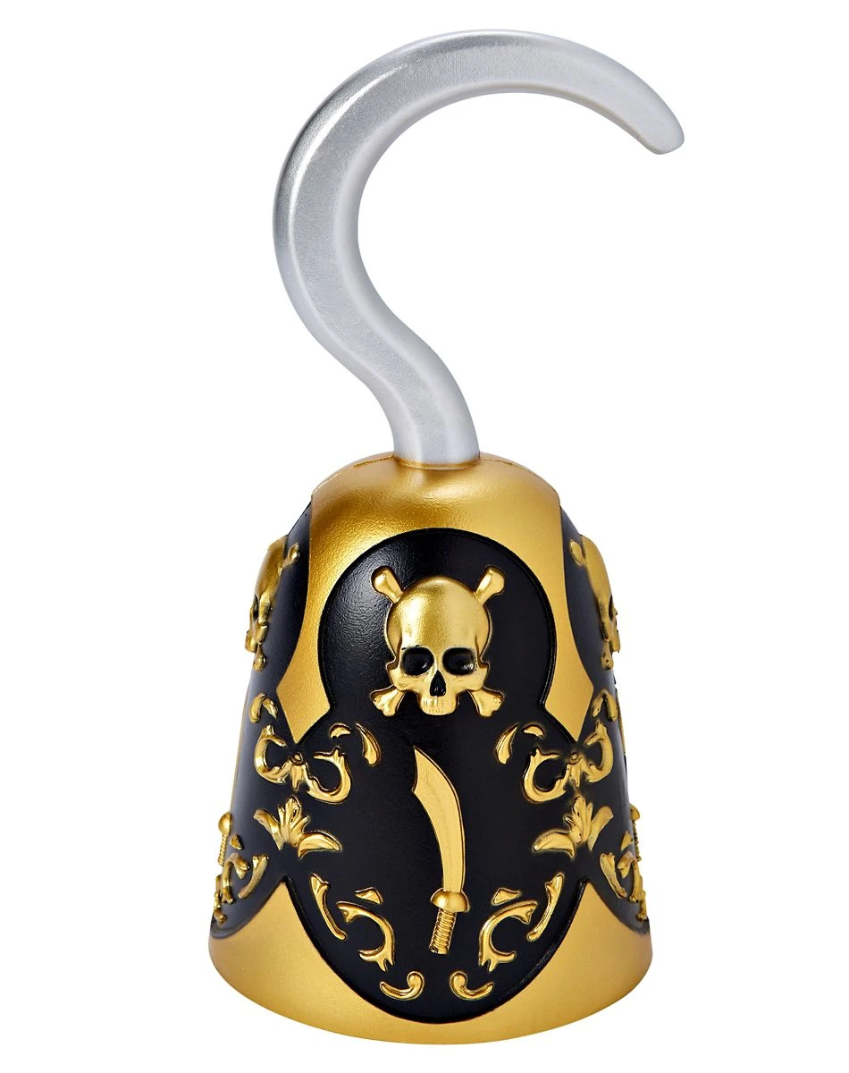 Spirit Halloween Gold Skull Pirate Hook 3 Spirit Halloween Gold Skull Pirate Hook