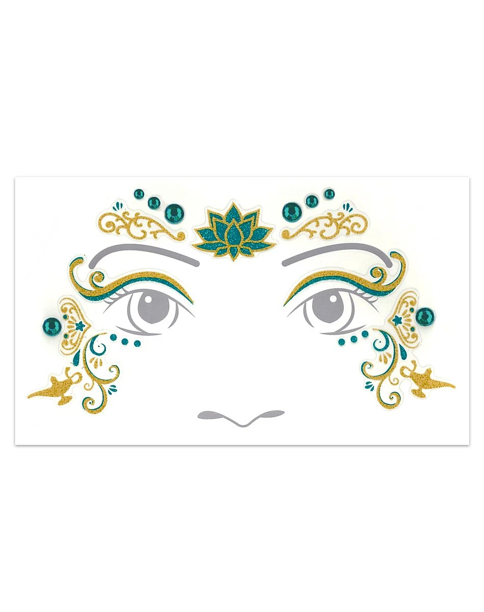 Spirit Halloween Jasmine Face Decal - Aladdin 3 Spirit Halloween Jasmine Face Decal - Aladdin