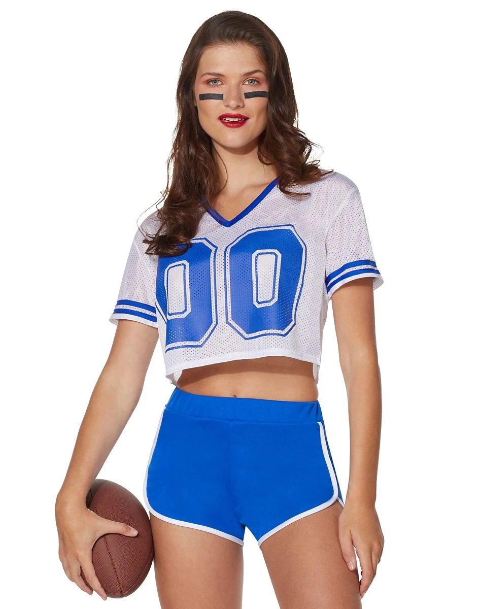 Spirit Halloween White Cropped Jersey 3 Spirit Halloween White Cropped Jersey