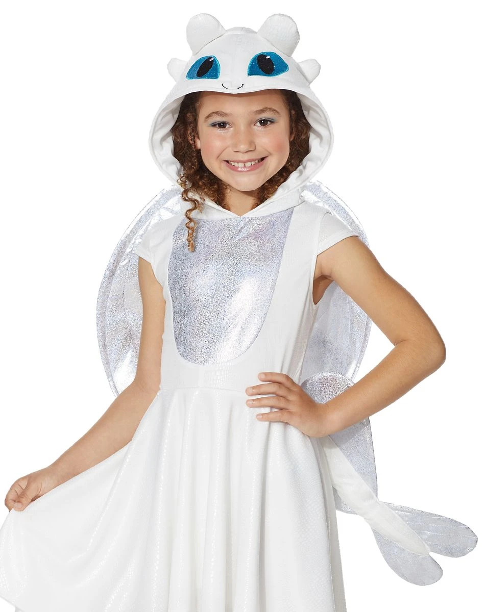 Spirit Halloween Kids Light Fury Costume - How To Train Your Dragon 4 Spirit Halloween Kids Light Fury Costume - How To Train Your Dragon - Image 2
