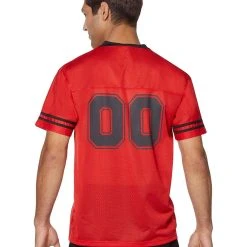 Spirit Halloween Red Football Jersey -HALLOWEEN COSTUMES Sales Store 01454925 b