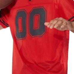 Spirit Halloween Red Football Jersey -HALLOWEEN COSTUMES Sales Store 01454925 d