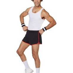Spirit Halloween Male Black and Red Athletic Shorts 12 Spirit Halloween Male Black and Red Athletic Shorts -HALLOWEEN COSTUMES Sales Store 01455005 c