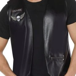 Spirit Halloween Adult Biker Vest 14 Spirit Halloween Adult Biker Vest -HALLOWEEN COSTUMES Sales Store 01455161 d