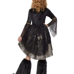 Spirit Halloween Kids Faux Fur Cat Dress Costume - The Signature Collection -HALLOWEEN COSTUMES Sales Store 01455252 c