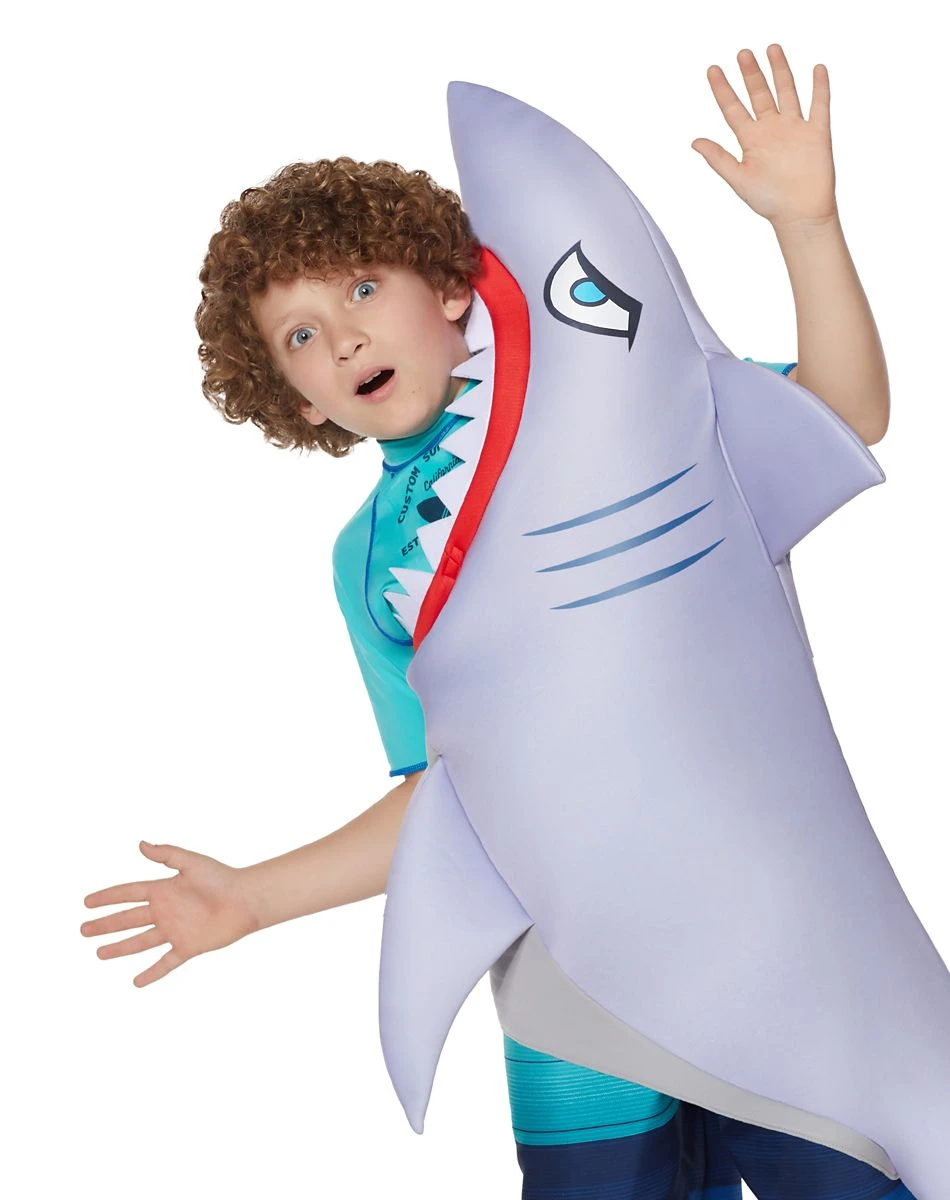 Spirit Halloween Kids 3D Shark Bite Costume 4 Spirit Halloween Kids 3D Shark Bite Costume - Image 2