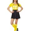 Spirit Halloween Adult Yellow M&M’S Costume Kit with Suspenders -HALLOWEEN COSTUMES Sales Store 01458561 a