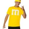 Spirit Halloween Adult Yellow M&M’S Costume Kit -HALLOWEEN COSTUMES Sales Store 01458660 a