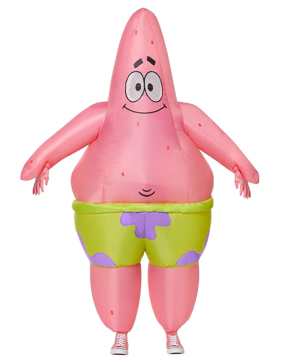 Spirit Halloween Adult Patrick Star Inflatable Costume - SpongeBob 3 Spirit Halloween Adult Patrick Star Inflatable Costume - SpongeBob
