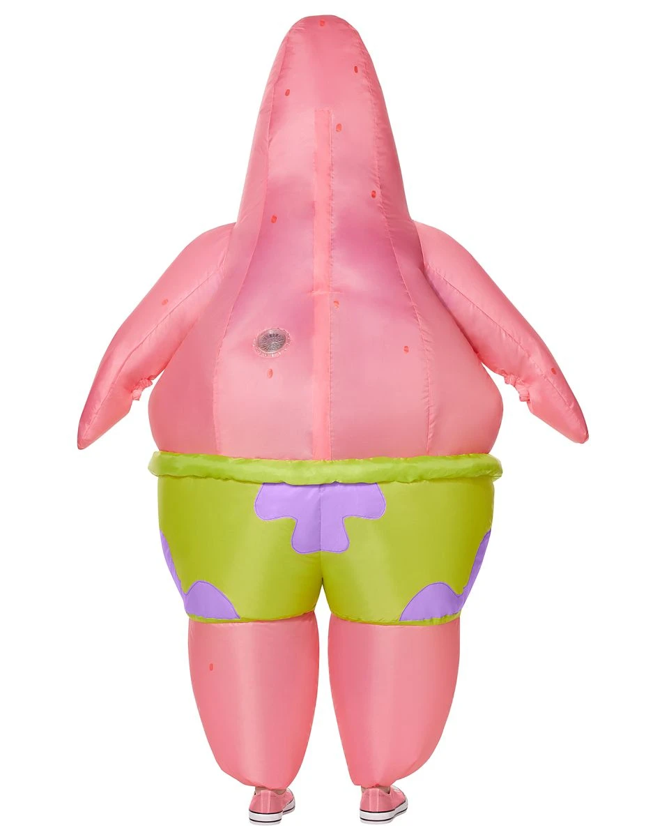 Spirit Halloween Adult Patrick Star Inflatable Costume - SpongeBob 4 Spirit Halloween Adult Patrick Star Inflatable Costume - SpongeBob - Image 2