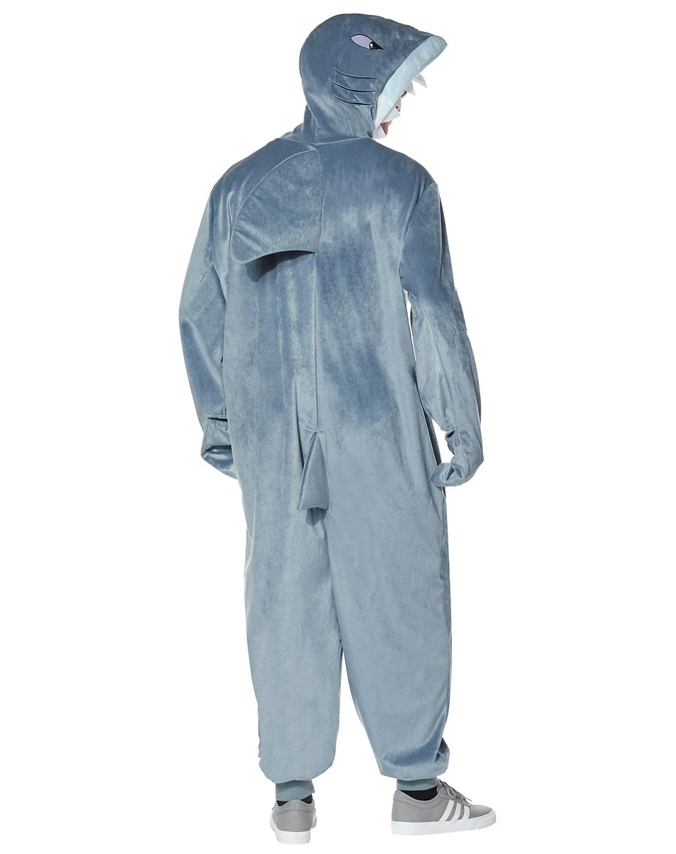Spirit Halloween Adult Shark Union Suit 4 Spirit Halloween Adult Shark Union Suit - Image 2