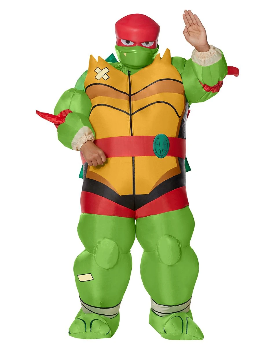 Spirit Halloween Kids Raphael Inflatable Costume - Rise of the TMNT 3 Spirit Halloween Kids Raphael Inflatable Costume - Rise of the TMNT