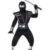 Spirit Halloween Kids Silver Mirror Ninja Costume -HALLOWEEN COSTUMES Sales Store 01463181 a