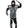Spirit Halloween Kids Silver Scorpion Ninja Costume