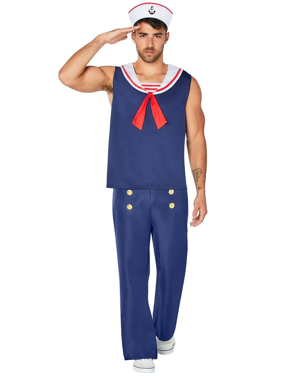 Spirit Halloween Adult Sailor Costume 3 Spirit Halloween Adult Sailor Costume