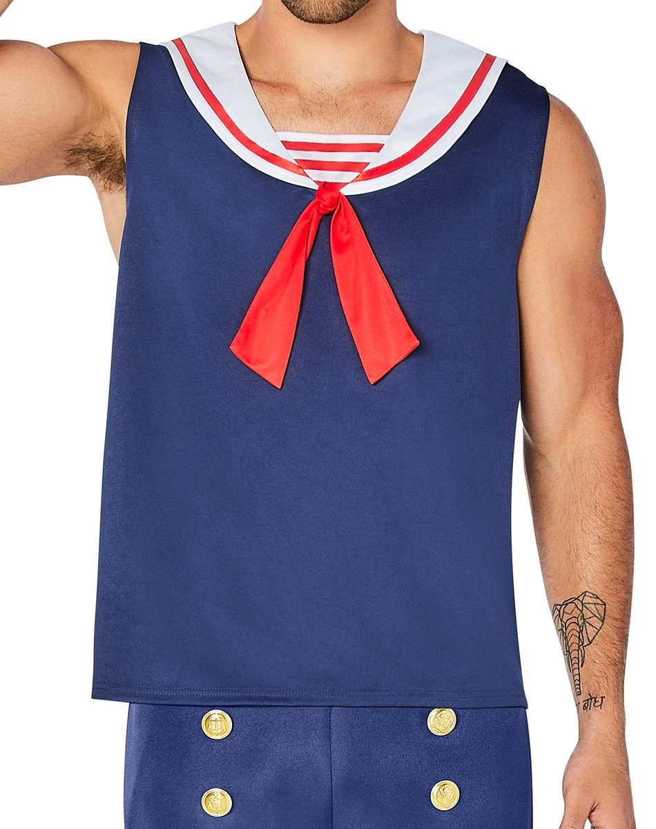 Spirit Halloween Adult Sailor Costume 5 Spirit Halloween Adult Sailor Costume - Image 3