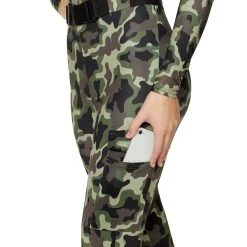 Spirit Halloween Adult Camo Catsuit Costume -HALLOWEEN COSTUMES Sales Store 01464775 d