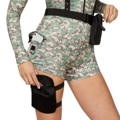 Spirit Halloween Adult Camo Romper Costume -HALLOWEEN COSTUMES Sales Store 01465004 d