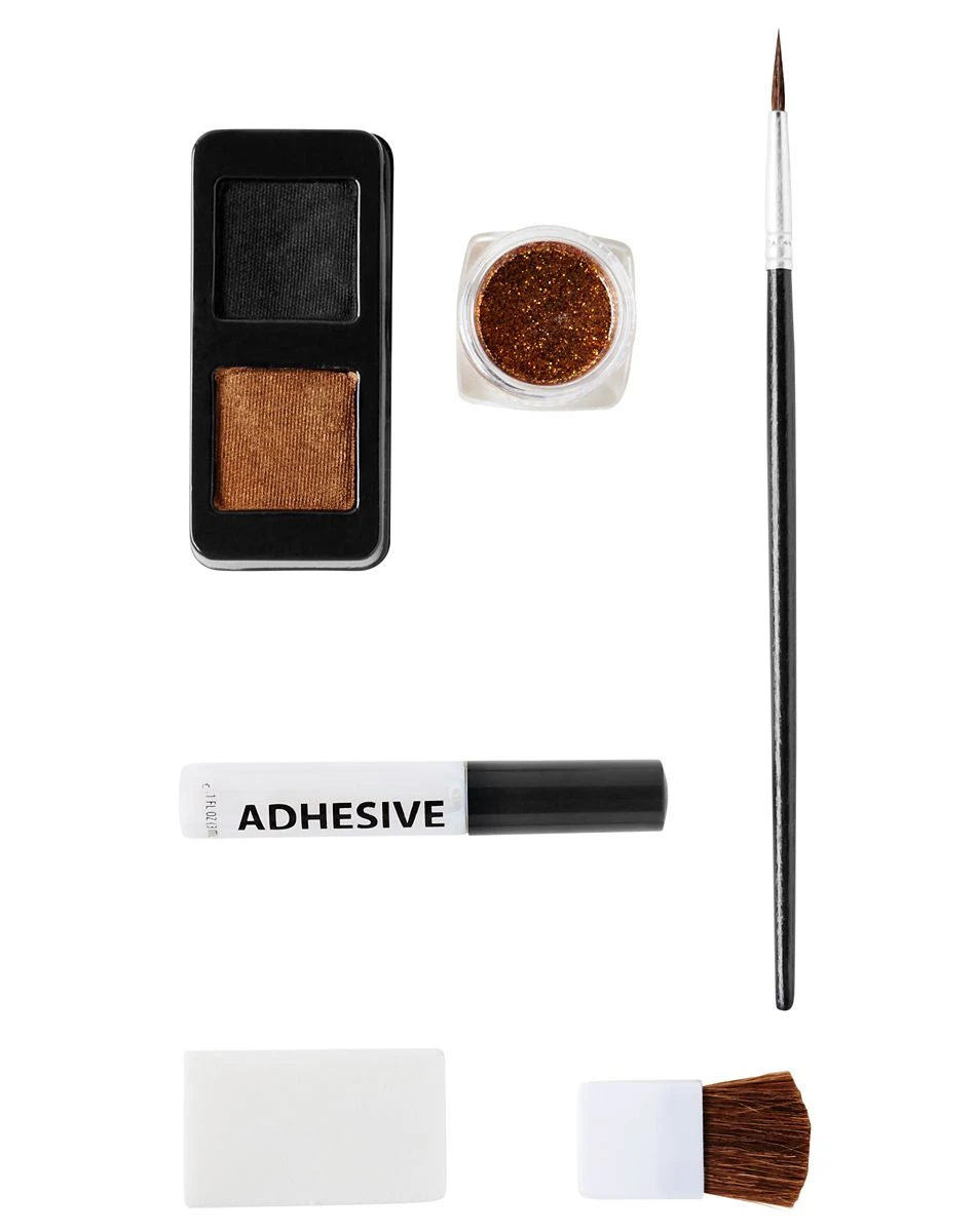 Spirit Halloween Gold Glitter Skull Makeup Kit 4 Spirit Halloween Gold Glitter Skull Makeup Kit - Image 2