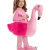 Spirit Halloween Toddler Faux Fur Flamingo Ride-Along Costume