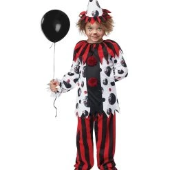Spirit Halloween Toddler Creepy Circus Clown Costume