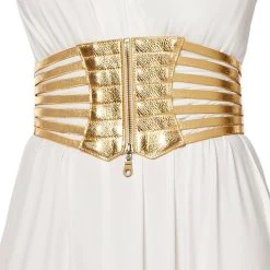 Spirit Halloween Gold Roman Waist Cincher -HALLOWEEN COSTUMES Sales Store 01469162 b
