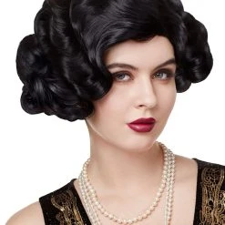 Spirit Halloween '20s Black Flapper Wig